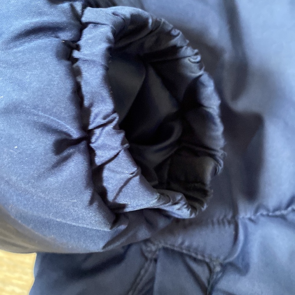 Boys blue Puffer Jacket w Hood small - Picture 8 of 9